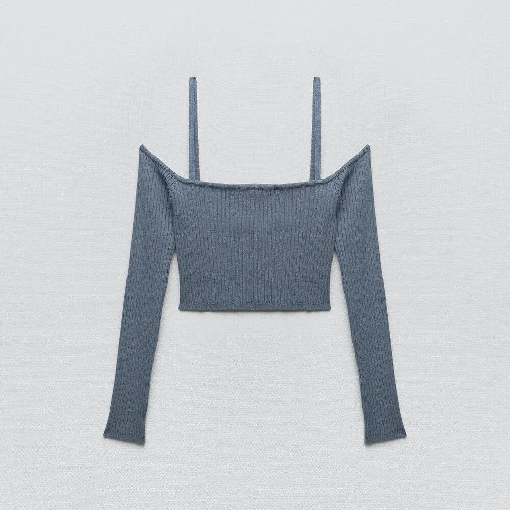 Zara knitted top SIZE S 7901/328/427